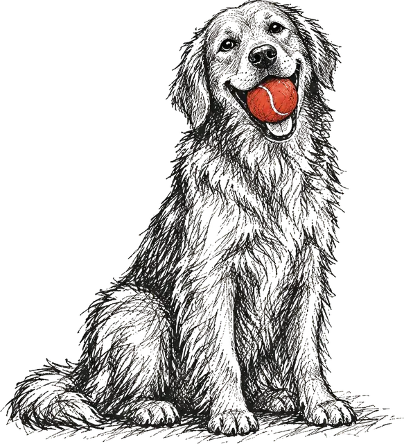 Golden Retriever sketch