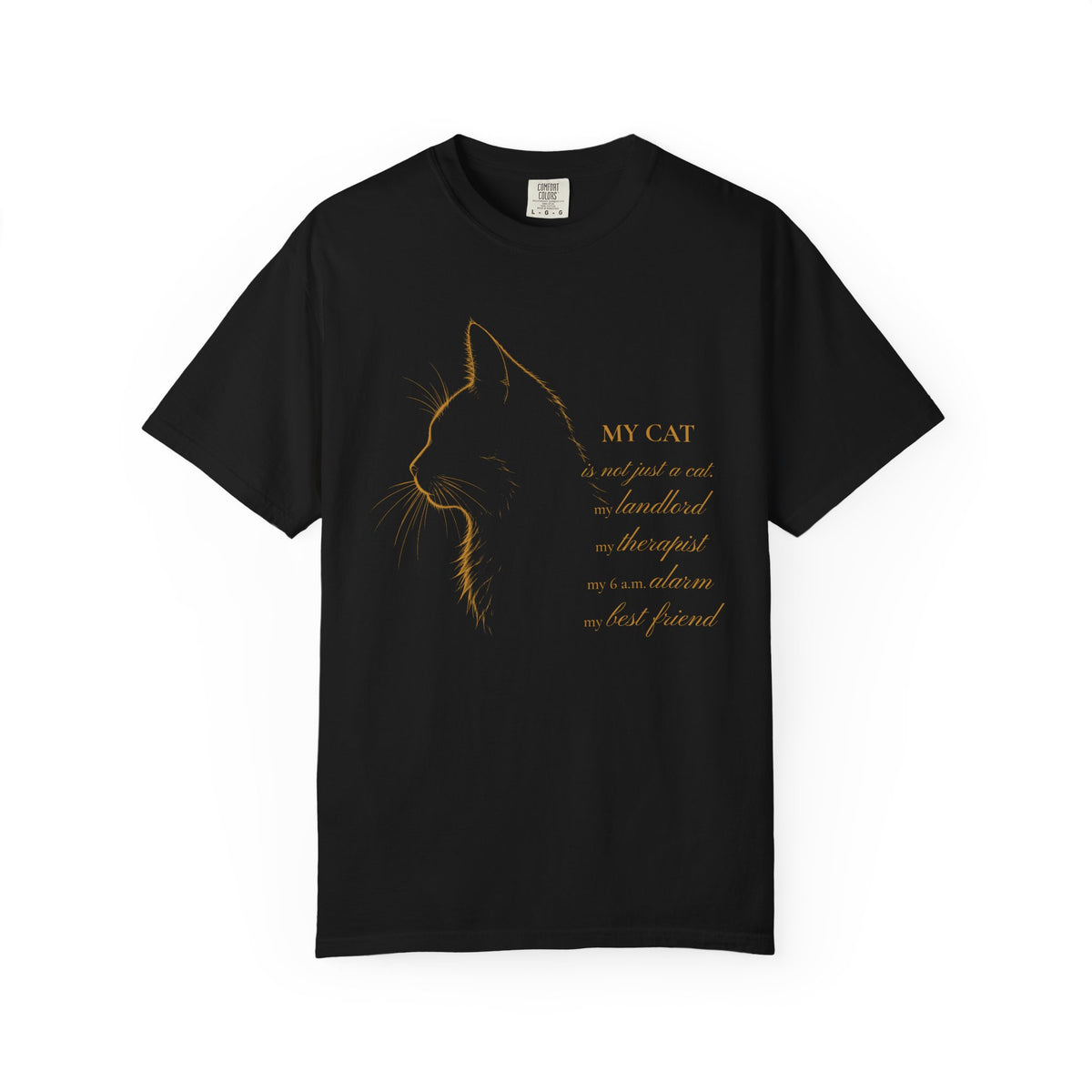Cat Shirt, My Cat Line Art Portrait Graphic Tee