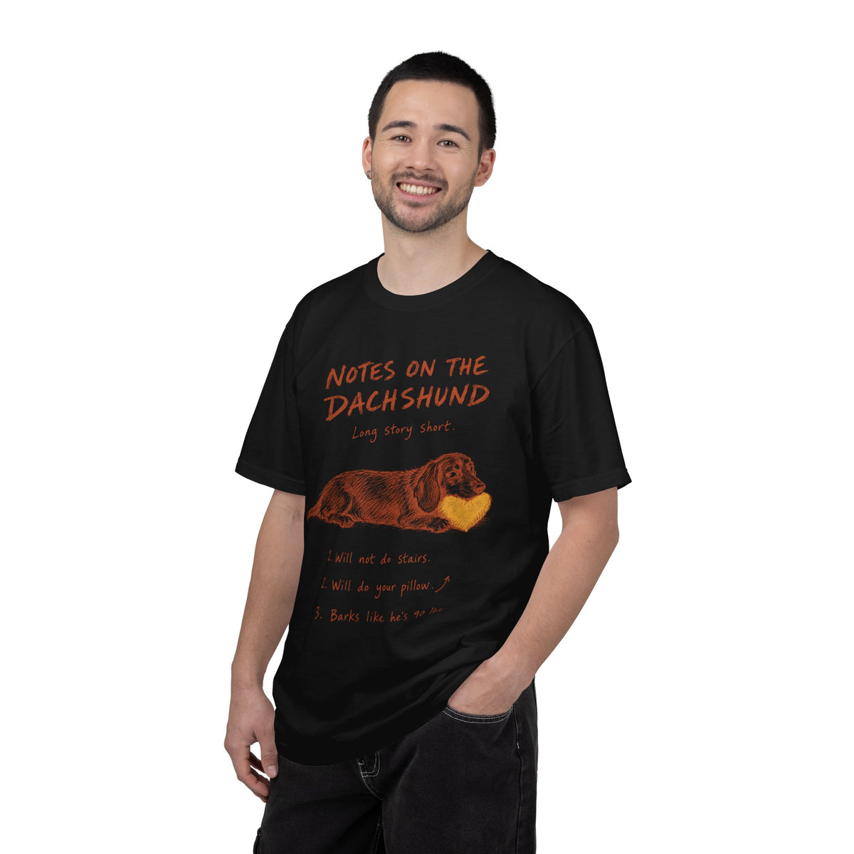 Funny Dachshund Shirt, Notes on the Dachshund Comfort Colors Tee