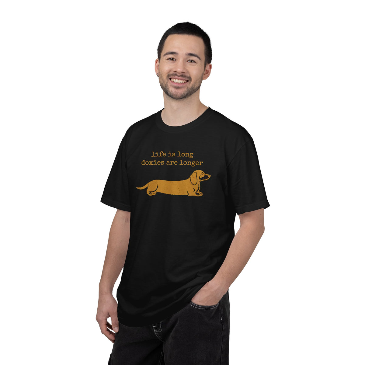 Dachshund Shirt, Life Is Long Doxies Are Longer Funny Graphic Tee