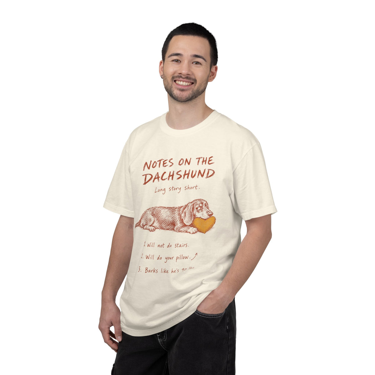 Funny Dachshund Shirt, Notes on the Dachshund Comfort Colors Tee