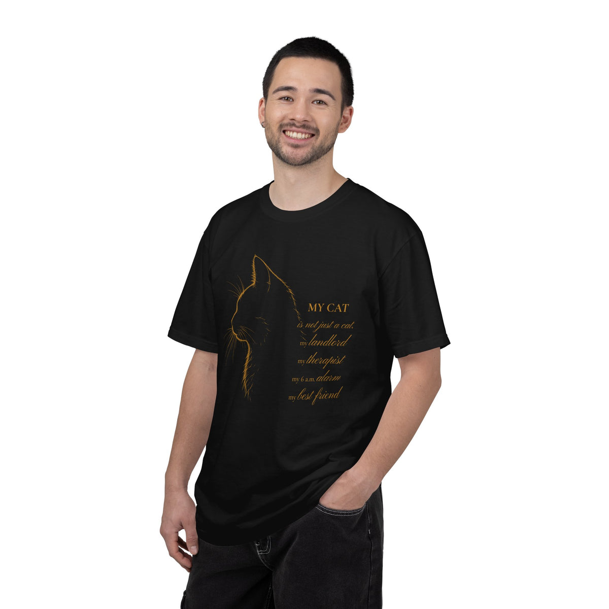 Cat Shirt, My Cat Line Art Portrait Graphic Tee