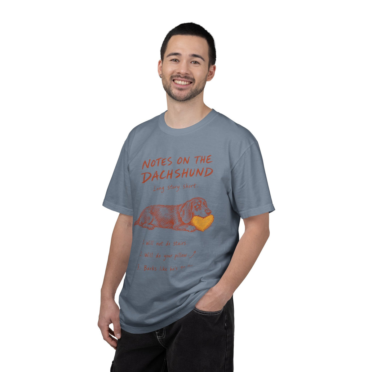 Funny Dachshund Shirt, Notes on the Dachshund Comfort Colors Tee