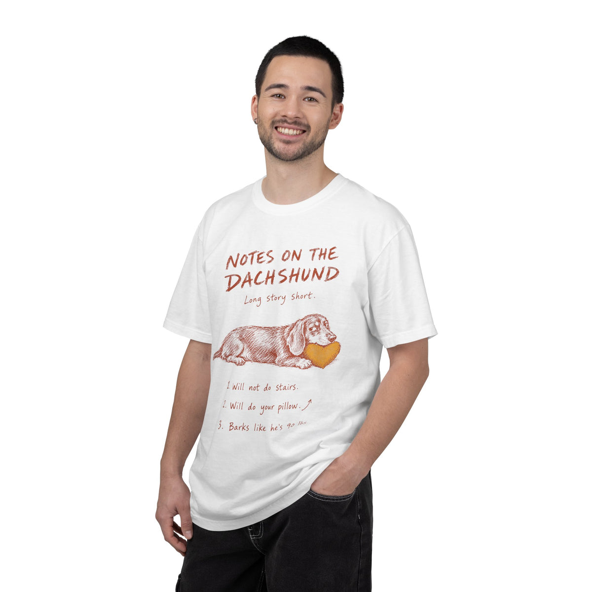 Funny Dachshund Shirt, Notes on the Dachshund Comfort Colors Tee
