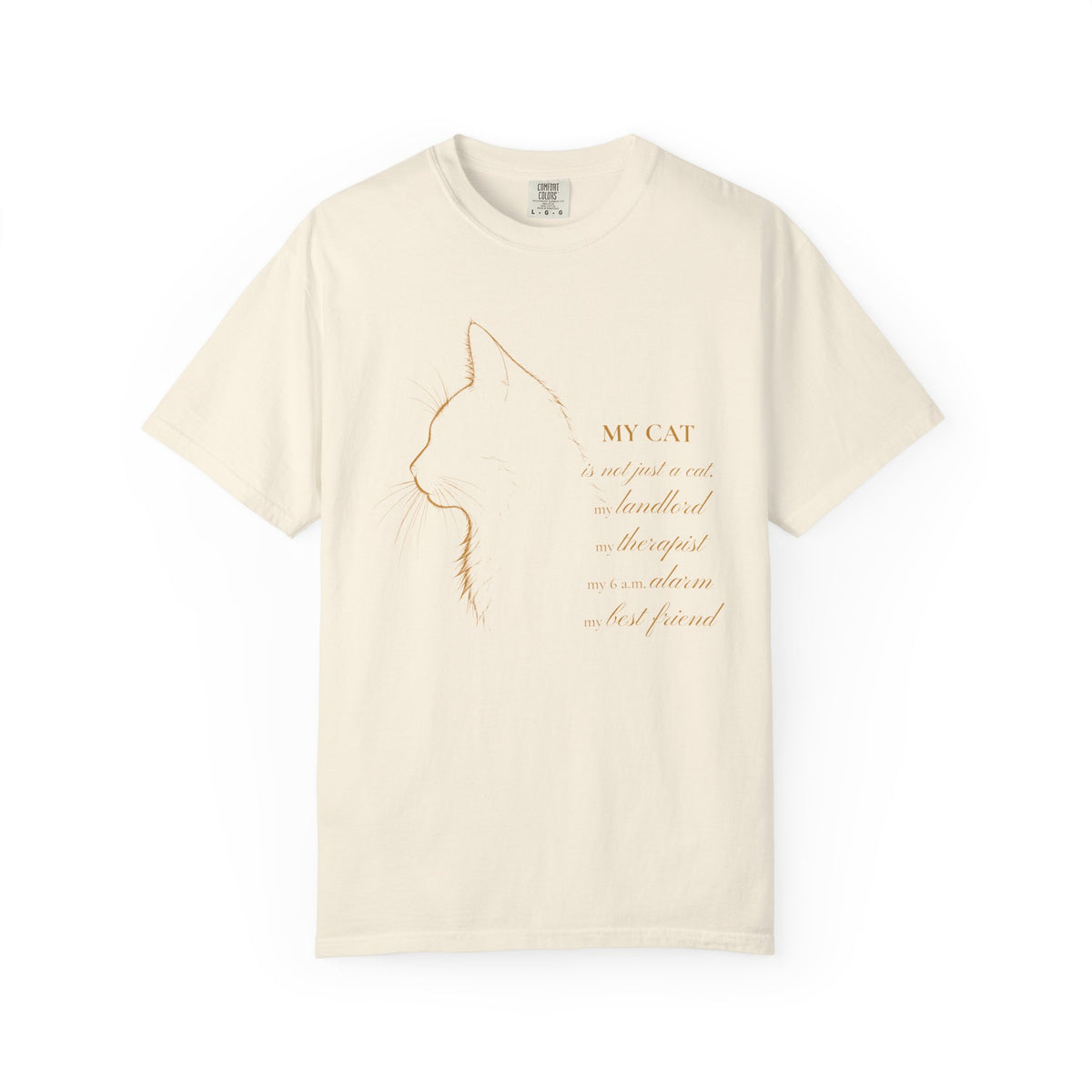 Cat Shirt, My Cat Line Art Portrait Graphic Tee