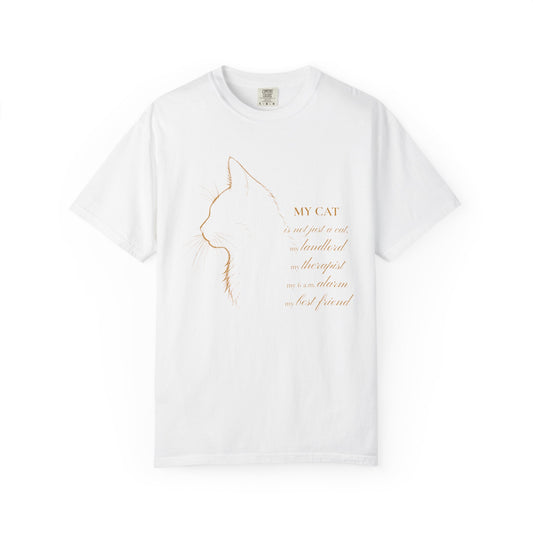 Cat Shirt, My Cat Line Art Portrait Graphic Tee